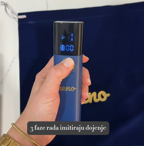 ręka trzymająca lakaktor Neno Camino